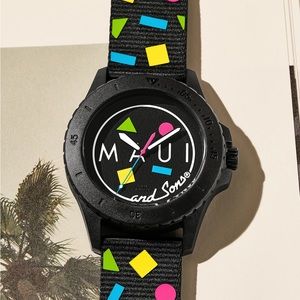 MAUI AND SONS X FOSSIL FB-01 SOLAR-POWERED WATCH